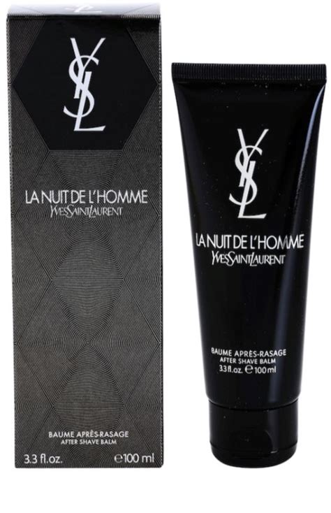 yves saint laurent la nuit de l'homme apres rasage|LA NUIT DE L'HOMME AFTER SHAVE BALM .